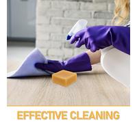 FIXOSHEE 2 Pezzi Cera D’Api Gialla per la Cura dei Mobili in Legno 2 Pezzi, Barra Lucidante Naturale per Pulizia e Protezione a lungo Termine di Tavoli, Sedie e Armadi in Legno