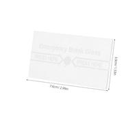 FIXOSHEE 2 pezzi Copertura Protettiva Trasparente per Interruttore Allarme Antincendio Manuale Resistente Alte Temperature Kit per Sostituzione Vetro Rottura in Emergenza