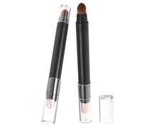 FIXOSHEE 2 pezzi Matita Ombretto Doppia Punta con Pennello Sfumatura Makeup Occhi Resistente Sudore Applicatore Compatto per Trucco Naturale e Professionale