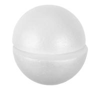 FIXOSHEE 2 Pezzi Mezza Sfera in Schiuma Bianca 250Mm per Composizioni Floreali Fai da Te Blocchi di Polistirolo per Decorazioni Nuziali e Centrotavola Artigianali