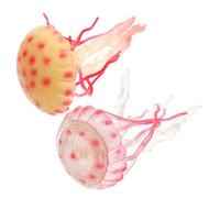 FIXOSHEE 2 pezzi Modelli Medusa Marina Realistici Giochi Educativi per Decorazioni Creature Acquatiche per Scrivania Accessori Didattici per Scienza e Natura