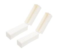 FIXOSHEE 2 pezzi Nail Drill Bits Storage Box Organizer Case For Acrylic Nail Art Tools Portable And Stable Display For Pedicure Accessories