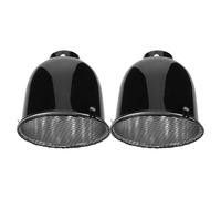 FIXOSHEE 2 Pezzi Paralume Lampada Riscaldante per Terrari Rettili Resistente al Calore con Rete Anti-scottatura e Riflettore Ottico per Distribuzione Luce Uniforme Protezione Sicura per