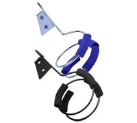 FIXOSHEE 2 pezzi Porta Asciugacapelli da Parete in Acciaio Inossidabile Supporto Salone per Phon e Arricciacapelli Organizer Muro Compatto per Bagno e Lavanderia Design Colore Casuale