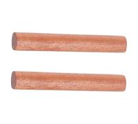 FIXOSHEE 2 Pezzi Rulli in Massello Mattarello Liscio Antiaderente per Impasto per Pizza Pasta e Biscotti Design Vernice Uso e Durevole