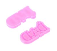 FIXOSHEE 2 Pezzi Stampi in Silicone per Portachiavi Dad Modellini DIY Epoxy per Accessori Unici Creativi e Riutilizzabili per Festa del Papà