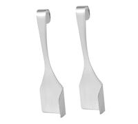 FIXOSHEE 2 Pezzi Tagliaburro Retto Acciaio Affetta Formaggio Compatto Ergonomico per Cucina Resistente Uso e Sinistro per Ristoranti e Casa