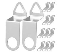 FIXOSHEE 20 Ganci in Metallo per Appendere Orologi da Parete e a Pendolo Kit di Ricambio per Meccanismi di Orologi al Quarzo Parti Resistenti e Compatte per Riparazioni Fai da Te