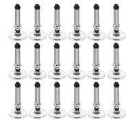 FIXOSHEE 20 Pezzi 20 Punte di Ricambio a Disco per Penna Stilo Capacitiva in Silicone Trasparente, Punte per Tablet e Smartphone Rotazione 360°, Confezione da 20 Pezzi per Uso Professionale