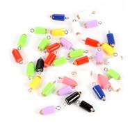 FIXOSHEE 20 pezzi Ciondoli Pendenti Punta di Matita Colorati in Resina per Creazione Gioielli Fai da Te Accessori Charm per Collane e Bracciali Mix Colori Casuali