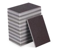 FIXOSHEE 20 pezzi Spugne Abrasive Levigatura Legno Finitura Fine Tamponi Carteggiatura Morbidi per Superfici Curve e Piatte Lucidatura Dettagliata e Finitura Liscia Durevole