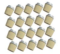 FIXOSHEE 20 Tappi Isolanti per Bottiglie Termiche in Legno e Alluminio Accessori Sostitutivi per Bottiglie D’Acqua Coperchi Ergonomici Facili da Pulire Adatti per Uso Quotidiano e