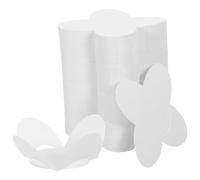 FIXOSHEE 200 pezzi Pirottini di Carta per Muffin Stampi Floreali Bianchi Resistenti Antistick per Cioccolatini Cupcake e Dolcetti per San e Confezioni Regalo