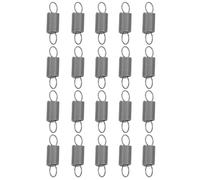 FIXOSHEE 20pezzi Molla di Tensione Doppio Gancio Piccola estremità Gancio in Acciaio ad Alta Resistenza Bobina di Ricambio per Macchinari per Panni Piani, Porte Zanzariere e Applicazioni