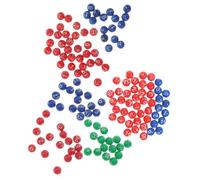 FIXOSHEE 3 confezioni Palline Numerate per Lotteria in Plastica Sfere Compatte e Lisce per Giochi Estrazione Feste e Intrattenimento Domestico Club Assortite in Stili Colorati e Duraturi