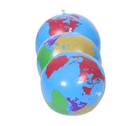 FIXOSHEE 3 Palloni Gonfiabili Globo PVC per Giochi Educativi Geografia e Attività Gruppo Allaperto Decorazioni Estive per Piscina e Spiaggia