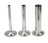 FIXOSHEE 3 Pezzi Imbuto per Salsicce in Acciaio Inossidabile Accessorio Stuffer per Tritacarne Tubo Riempimento e Resistente per Carne Maiale Selvaggina e Polpette
