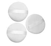 FIXOSHEE 3 Pezzi Puff Lavabili Riutilizzabili per e Applicatore Vellutato per Sciolta Bagnata e Asciutta Protezione della Sensibile