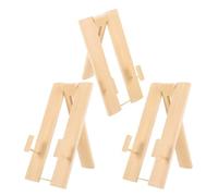 FIXOSHEE 3 Pezzi Supporto Ventaglio Pieghevole in Bamboo Base Stabile e Leggera per Ventagli Giapponesi e Cinesi da Tavolo Organizer Portatile per Esposizione e Decorazione Casa Ufficio