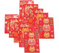 FIXOSHEE 30 Pezzi di Buste Cinesi per Soldi per Matrimonio per Il Capodanno Lunare Rosse per Buste Hong Bao per La Festa di Primavera per La Festa di Primavera