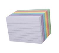 FIXOSHEE 300 pezzi Schede Flashcard Carta per Studio Orizzontale per Preparazione Esami e Lavoro Versatile per Casa e Ufficio