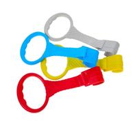 FIXOSHEE 4 per Imparare Stare per Ragazzo Colorati Rosso Grigio Blu Giallo Sicurezza per Lettino e Box Supporto Portatile per Esercizi Camminata e Interattivo
