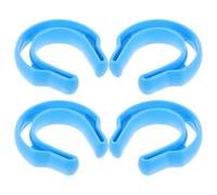 FIXOSHEE 4 Pezzi Blocca Sicurezza Fermaporta Antischiacciamento per Porte Cucina Bagno Camera Design Cartone Animato Blu Sicuro ed Esteticamente Unico