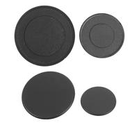 FIXOSHEE 4 pezzi Cappucci per Fiamma per Piano Cottura Gas Facili da Pulire e Installare Distribuzione Uniforme del Calore per Cucina Efficienza