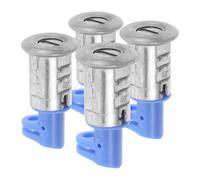 FIXOSHEE 4 Pezzi Set 4 Pezzi Serrature Antifurto in Metallo per Sedile Scooter e Bici Elettrica, Blocco Reggisella Compatibile Ciclomotore, Accessorio Antifurto Resistente alle Intemperie