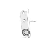 FIXOSHEE 4 Pezzi Sliding Door Roller Wheels Wear Material High Load Capacity Under Door Support For Furniture Wardrobe Smooth Silent Operation