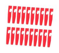 FIXOSHEE 40 Pezzi Piedino Premistoffa Adesivo in Plastica Resistente per Macchina Taglia e Cuci Overlock Cuscinetto Sostitutivo per Bordi Precisi e Cuciture Stabili Accessorio per