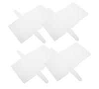 FIXOSHEE 4pezzi Fogli di Tela Plastica per Ricamo e Uncinetto Rete Plastica per Progetti Creativi Facili da Tagliare e Leggeri per Borse e Lavoretti con Filo