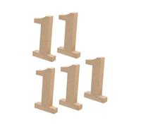 FIXOSHEE 5 Decorazioni da Tavolo Numero in Legno Resistente Allusura in per Casa e