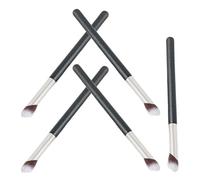 FIXOSHEE 5 Pezzi Pennelli Correttore Angolati per Trucco Pennelli Fondotinta Piccoli per Contorno Occhi e Sfumatura Design Flat Angled per Applicazione Precisa e Viaggio