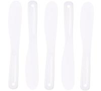 FIXOSHEE 5 pezzi Spatole Silicone per Cosmetici Applicatori Viso per Crema e Maschera Utensili Skincare Compatti e Igienici per Uso Domestico e Viaggi Strumenti Precisi per Cosmesi DIY