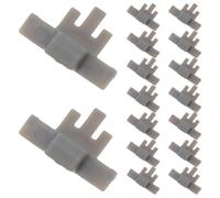 FIXOSHEE 50 Pezzi 50 Pezzi Clip in Plastica Limitatore Angolo Cerniera per Mobili Chiusura Ammortizzata, Fermaglio Arresto Apertura Porta per Cucina Stile Americano, Installazione Rapida e