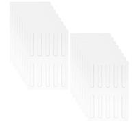 FIXOSHEE 50 Pezzi Blocchi Protettivi Trasparenti in PU Cuscinetti Adesivi Anticollisione per Maniglie Porte Strisce Paraurti Protettive per Pareti per Cucina Camera e Sala Giochi