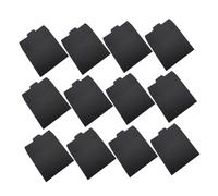 FIXOSHEE 50 Pezzi Buste per Cd in Carta Nera Eleganti e Compatte Custodie per Biglietti e Documenti Versatili per Personale e Professionale