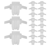 FIXOSHEE 50 pezzi Clip di Fissaggio per Modanatura Passaruota Plastica Resistente Antigraffio per Protezione Laterale Veicolo Compatibili con - Civic