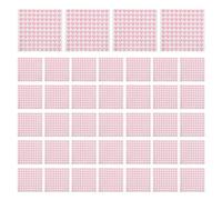 FIXOSHEE 50 Pezzi Etichette Numeriche Autoadesive per Unghie Numeri da Adesivi per Organizzazione Smalti e Strumenti Nail Art Etichette Peel And Stick per Inventario e Saloni