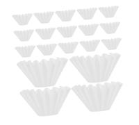 FIXOSHEE 50 pezzi Filtro Carta Caffè Espresso Tazze Filtro Polvere Naturale Non Sbiancato per Uso Manuale Pratico e Delicato per Gusto Autentico