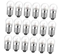 FIXOSHEE 50 Pezzi Lampadine per Esperimenti Didattici Scolastici Piccole Lampadine Elettriche Resistenti e per Laboratori e Scienze