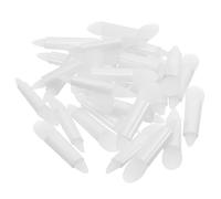 FIXOSHEE 50 Pezzi Pennelli in Silicone per Riutilizzabili Applicatori Labbra e Maschera Pennelli per Rossetto e Correttore Trasparenti con Glitter per Labbra Morbide e Occhi