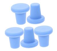 FIXOSHEE 5pezzi Tappi Per Bottiglie in Silicone Per Vino Di Tappi Sigillati Forma Di Realizzati in Materiale Di Qualità Superiore Durevoli e Facili Da Pulire Per Conservare Vino