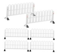 FIXOSHEE 6 Mini Segnali Stradali con Bianche in Miniatura Educativo Interattivo per Apprendimento Regole Stradali e Sicurezza Compatibile con Modellini Auto e Scenari Traffico