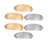 FIXOSHEE 6 Pezzi Clip in metallo francese mollette per ovali francesi forcina per francesi fermagli per con molletta