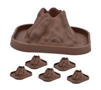 FIXOSHEE 6 Pezzi Di Vulcere in Scala Oggetto Scientifico Per Esperimenti Didattici Di Geografia Simulazione Eruzione Vulcanica Fai Da Te