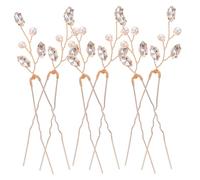 FIXOSHEE 6 pezzi Fermagli Sposa con e Fermagli per Leggeri ed Eleganti Accessori da Sposa Raffinati per Ragazze e Donne Decorazione Matrimonio