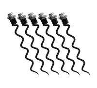 FIXOSHEE 6 Pezzi Punte a Spirale in Metallo per Cavatappi, Ricambi per Apribottiglie, Ago Metallico per Riparazione, Accessori per Utensili da Bar e Vino, Uso Compatto e Versatile