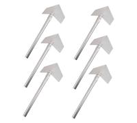 FIXOSHEE 6 Pezzi Spatola per Acciaio Inossidabile Strumento Ergonomico per Stuccatura Muro Cartongesso Frattazzo per Intonaco e Stucco Resistente e Facile da Usare